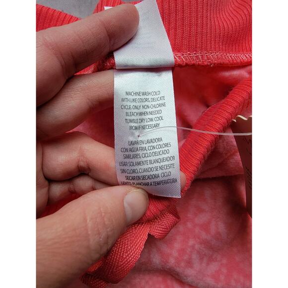 New Mayfair Women's' Size S Pink Micro Fleece Pajama Lounge Pants - Picture 7 of 8